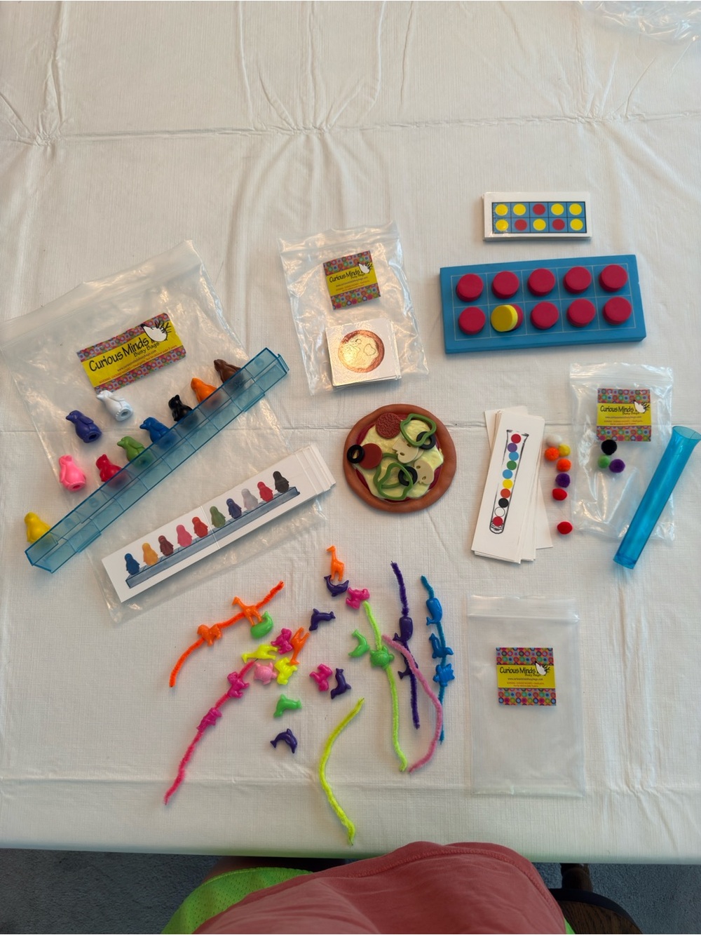 Kids Learning Manipulatives Set - Bright Multicolor